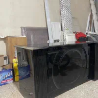 میز مدیریت رنگ پولیشی|مبلمان اداری|قنوات, |دیوار