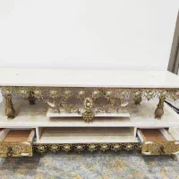 میز تلویزیون برنج سنگین