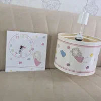 لوستر سایز بزرگ و ساعت دیواری|لوستر و چراغ آویز|مهاباد (آذربایجان غربی), |دیوار