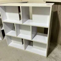 ۶کتابخانه دوطرفه به همراه ۵ استند تزئینی|کتابخانه، شلف، قفسه‌های دیواری|تهران, فلسطین (میدان انقلاب)|دیوار
