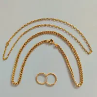 گردنبند و گوشواره طلا