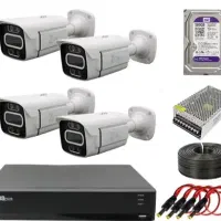 ۴عدد دوربین با تمام وسایل درجه ۱ با نصب رایگان