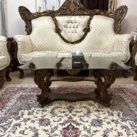 مبل سلطنتی چوب گردو|مبلمان خانگی و میز عسلی|همدان, |دیوار