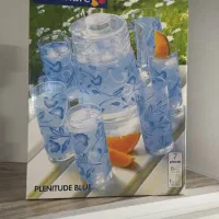 پارچ و لیوان بوتیک آبی لومینارک آکبند