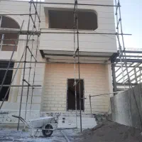 انجام کار شسته و ابزار و نرمه و ابصاف و سیمانکاری