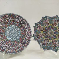 مینا کاری  لالجین  ۱۰تیکه|صنایع دستی و سایر لوازم تزئینی|تهران, فلاح|دیوار