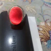 انگشتر عقیق یمنی سرخ