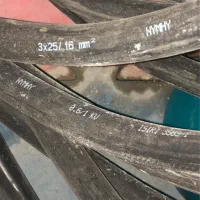 کابل سه فاز افشان مسی استفاده نشده