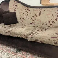 مبل هفت نفره به همراه جلومبلی وعسلی|مبلمان خانگی و میز عسلی|امیرکلا, |دیوار