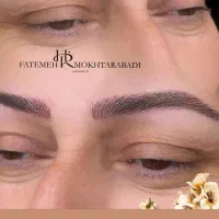 خدمات هیر استروک ابرو فقط با پرداخت هزینه مواد|خدمات آرایشگری و زیبایی|کرمان, |دیوار
