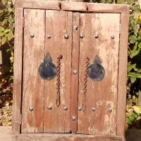 چرتکه و قاب آینه قدیمی|کلکسیون اشیاء عتیقه|دماوند, دماوند|دیوار