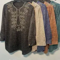 تونیک گلدوزی پاییزه