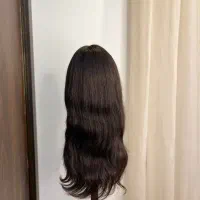 گلاه گیس ۱۰۰٪ طبیعی قهوه ای تیره