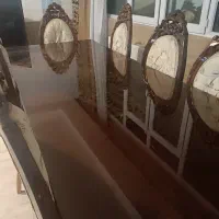 میز هشت نفره|میز و صندلی غذاخوری|شیراز, شهرک گلستان شمالی|دیوار