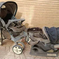 ست کامل کالسکه و کریر و کیف|کالسکه و لوازم جانبی|اصفهان, فرهنگیان|دیوار