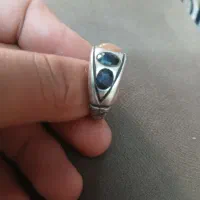 انگشتر نقره ۵ جواهر|جواهرات|اردبیل, |دیوار