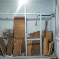 کمد دیواری قدیمی چوب