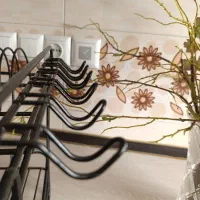 ابچکان زمینی کنارسینک|آب‌چکان و نظم‌دهنده ظروف|گرمدره, |دیوار