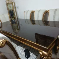 میز نهارخوری تمییز ۸ نفره چوب راش در حد نو|میز و صندلی غذاخوری|خرم‌آباد, |دیوار