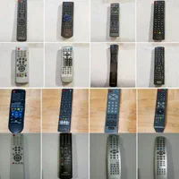 انواع کنترل تلویزیون رنگی قدیمی و گیرنده دیجیتال