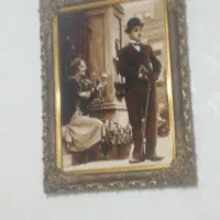 تابلو فرش  چارلی چاپی