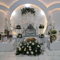 تشریفات جایگاه بله برون سفره عقد تم تولدظروف کرایه