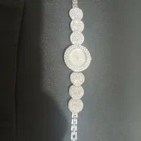 ساعت مچی عقربه ای فول نگین زنانه