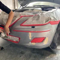 کار نقاشی خودرو