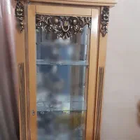 بوفه و ساعت عروس مناسب جهیزیه نو|بوفه، ویترین، کنسول|آبیک, |دیوار