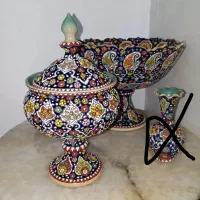 ظروف مینا کاری ظروف پذیرایی فروش فوری