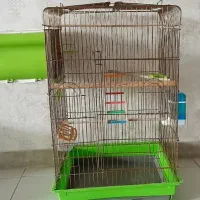 قفس پرنده سایزبزرگ‌ بهمراه لانه