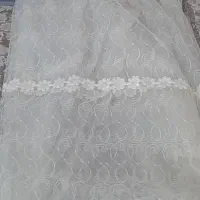 پرده حریردر حد نو سالم اندازه بسار تمیز