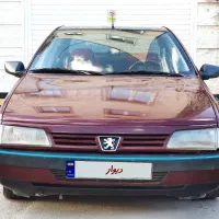 پژو ۴۰۵ عنابی مدل ۸۴ تمام رنگ