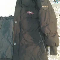 کاپشن مردانه مشکی تمیز درحدنو سایز بزرگ