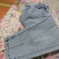 شلوار لی زنانه نو  مام  قد90قیمت فقط 300