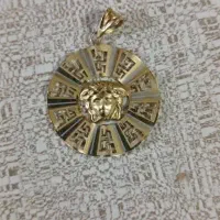 گردن بند و پلاک  طلا نما دار