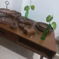 مبل راحتی ۷نفره و میز جلو مبلی