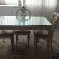 میز ناهارخوری خوری پلیمری ۴ نفره