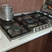 کابینت، گاز رومیزی. سینگ ظرفشویی آلمینیومی