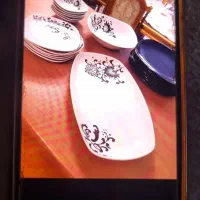 ست ظروف غذاخوری مشکی ، مناسب آون ومکروفر