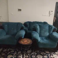 مبل هفت نفره راحتی همراه میز ناهار خوری