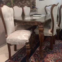 مبلمان استیل و کلاسیک ۸نفره +ناهارخوری ۶ نفره|مبلمان خانگی و میز عسلی|تهران, منیریه|دیوار