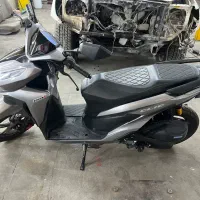 موتور کلیک 150معاوضه با گوشی|موتورسیکلت|سیرجان, |دیوار