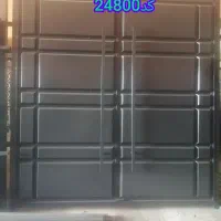 درب آهنی مدرن باغ ویلا حیاط