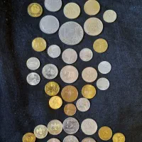 ۴۰ سکه قدیمی از ۱۶ کشور اروپایی و آسیایی