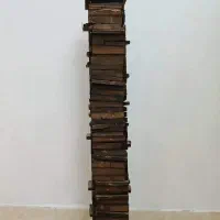گلدان چوبی
