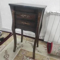 میز تلفن چوبی