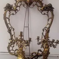 آیینه شمعدان برنز