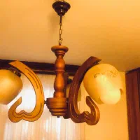 لوستر چوبی|لوستر و چراغ آویز|تهران, مرزداران|دیوار