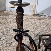 قلیان تنه چوبی